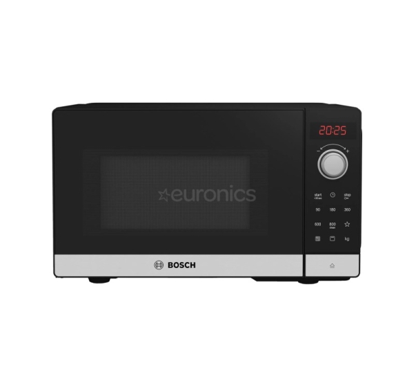 Bosch, 20 L, 800 W, nerūsējošā tērauda - Mikroviļņu krāsns ar grilu