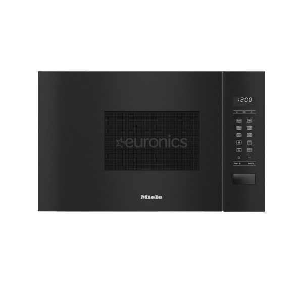 Miele, 17 L, 800 W, black - Built-in Microwave Oven with Grill