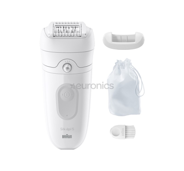 Braun Silk epil 5, Wet & Dry, white - Epilator