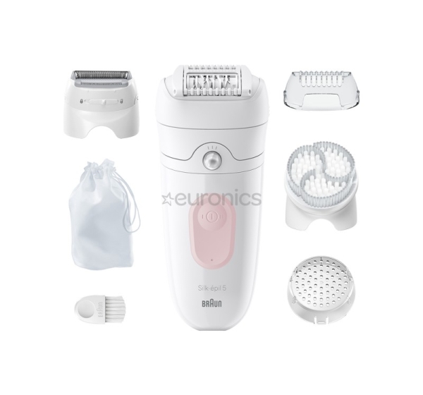Braun Silk epil 5, Wet & Dry, white - Epilator