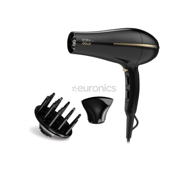 GA.MA Bora Gold Ion, 2200 W, black - Hair dryer