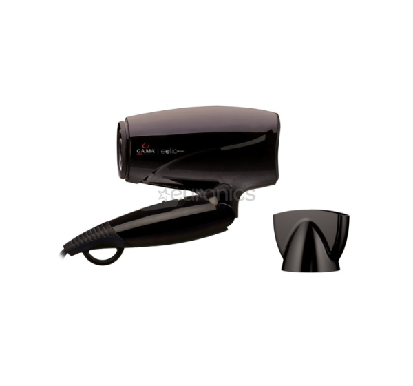 GA.MA Eolic Travel, 1600 W, black - Hair dryer