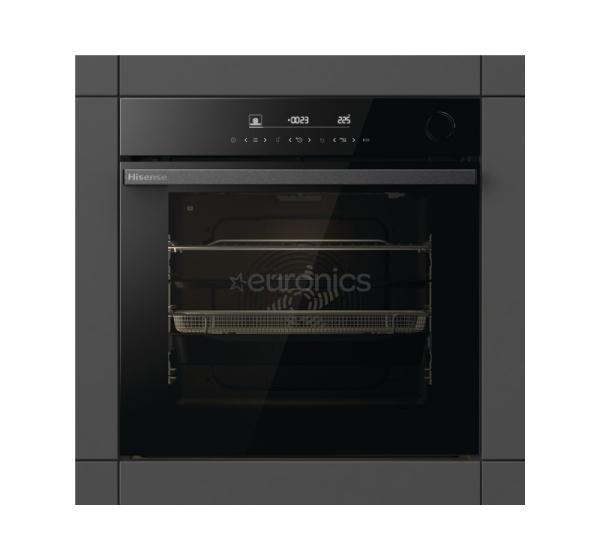 Hisense, 77 L, pyrolytic cleaning, black - Built-in oven