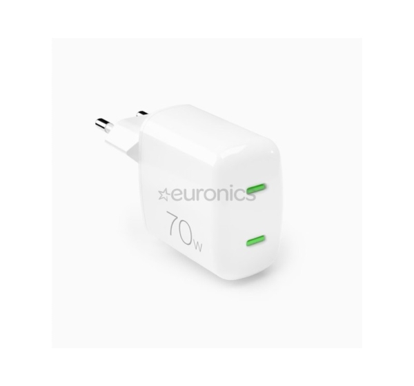 Puro MiniPro GaN Wall Charger, USB-C, 70W, white - Charger