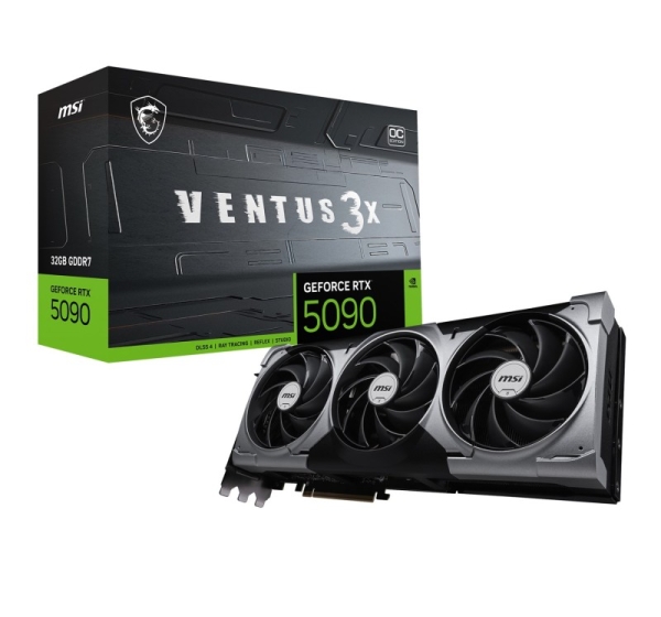 MSI VENTUS GEFORCE RTX 5090 32G 3X OC graphics card NVIDIA 32 GB GDDR7