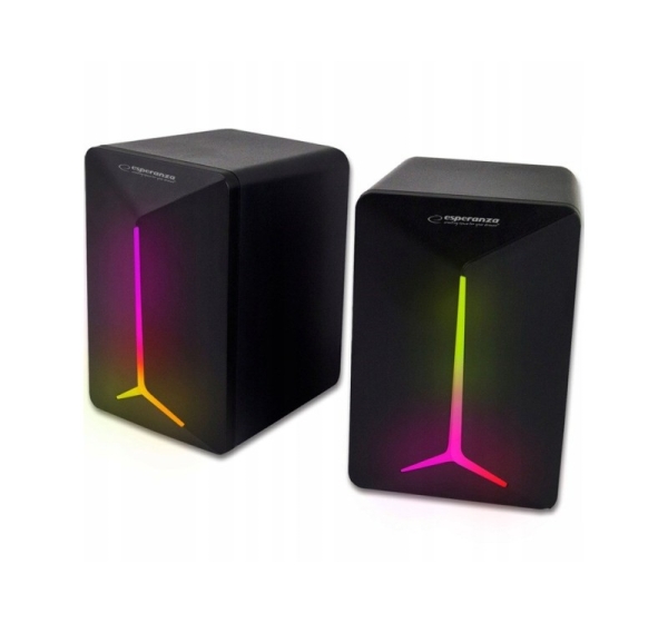 ESPERANZA USB SPEAKERS 2.0 LED RAINBOW FREVO EGS105