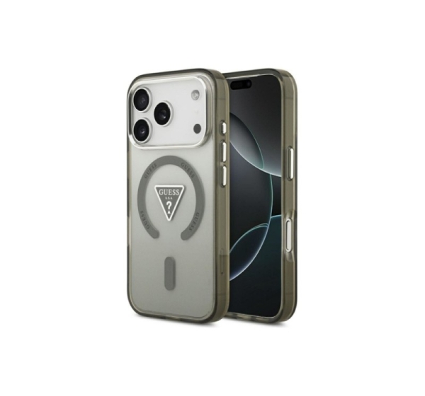 iPhone 17 Pro Silicone case with MagSafe IML Gradient Triangle Logo Khaki 3666339516178