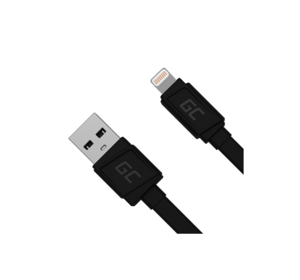 Green Cell KABGC02 lightning cable 0.25 m Black