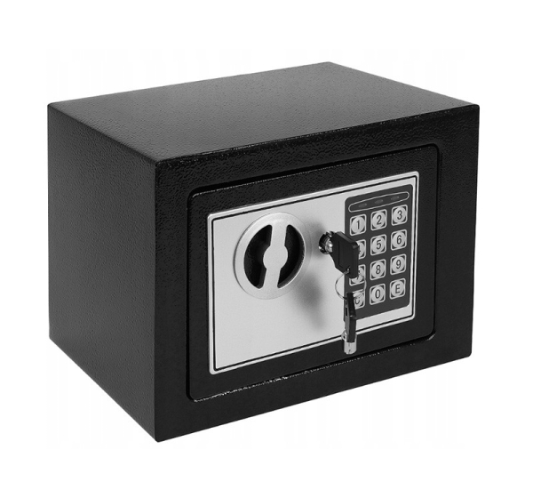 Tracer 47640 Compact Guard Electronic Safe, Black/Steel