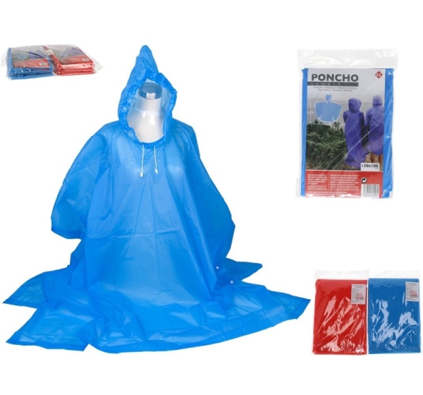 Rain coat, 130X100Cm, 30.00 X 19.00 X 3.00 Cm, Gerimport