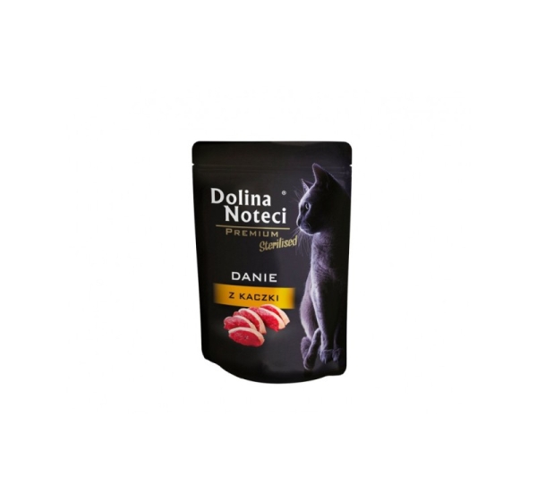 Dolina Noteci Premium Sterilised Duck dish - wet food for sterilized cats - 85g