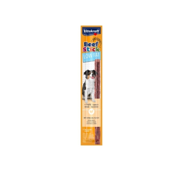 VITAKRAFT Beef Stick Low Fat with turkey - dog treat - 12 g