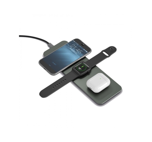 Terratec ChargeAIR All Headphones, Headset, Smartphone, Smartwatch Green Wireless charging Fast charging Indoor