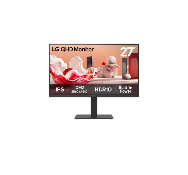 LG 27BA54QB-B computer monitor 68.6 cm (27") 2560 x 1440 pixels Quad HD LCD Black