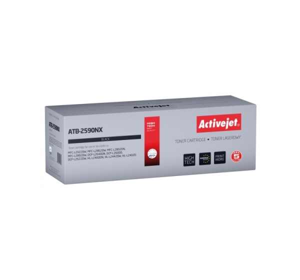 Activejet ATB-2590NX Toner for Brother printers; Replacement Brother TN2590XL; Supreme; 3000 pages; black)