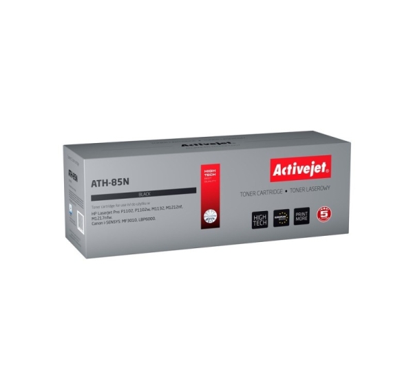 Activejet ATH-85N Toner Cartridge (replacement for HP 85A CE285A, Canon CRG-725; Supreme; 1600 pages; black)
