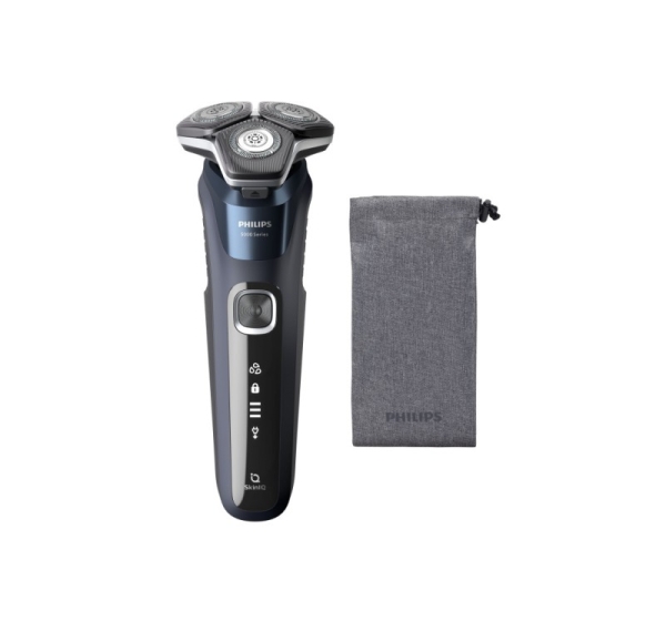 Philips SHAVER Series 5000 S5885/10 men's shaver Rotation shaver Trimmer Black, Blue