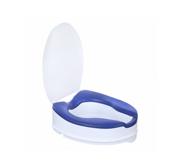 Toilet seat with lid, 10 cm, SoftRelief NT500AM