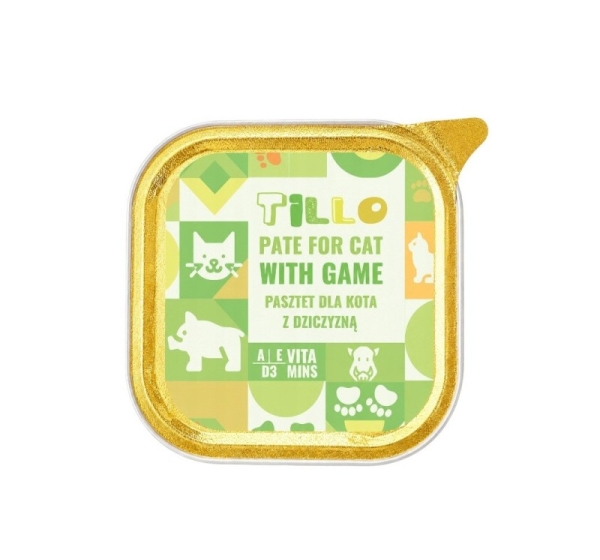 TILLO Pate Game - wet cat food - 100g