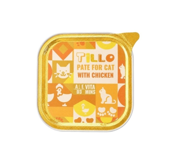 TILLO Pate Chicken - wet cat food - 100g