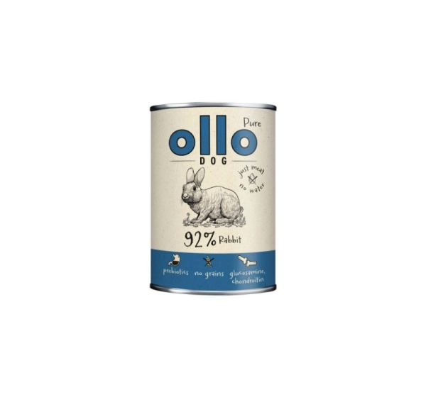 OLLO Pure Rabbit - wet dog food - 400g