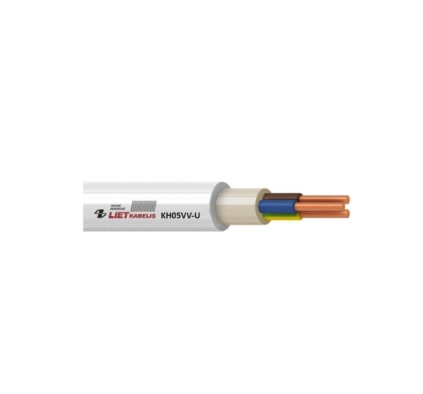 CABLE KH05VV-U/NYM 3X1.5 WHITE 50M