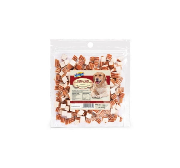 HILTON Sandwich pieces with rabbit and fish - Dog treat - 500 g