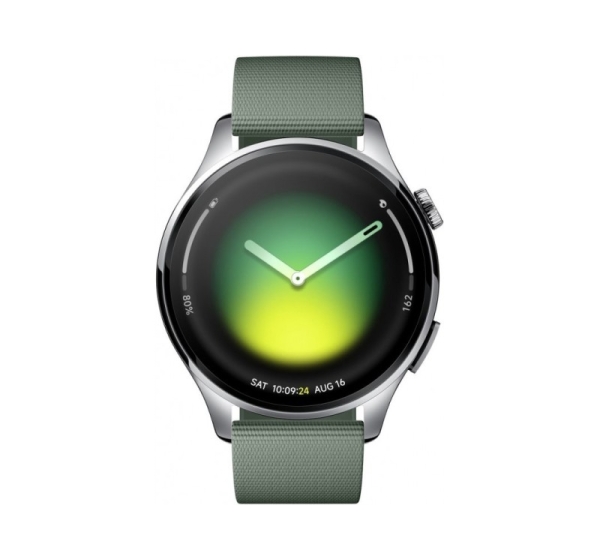 Xiaomi Watch 5 3.91 cm (1.54") AMOLED 47 mm Digital 480 x 480 pixels Touchscreen Silver GPS (satellite)