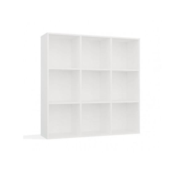 MALAX 3x3 H WHITE SHELVING UNIT