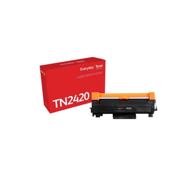 Everyday™ Mono Toner by Xerox compatible with Brother TN2420, High capacity