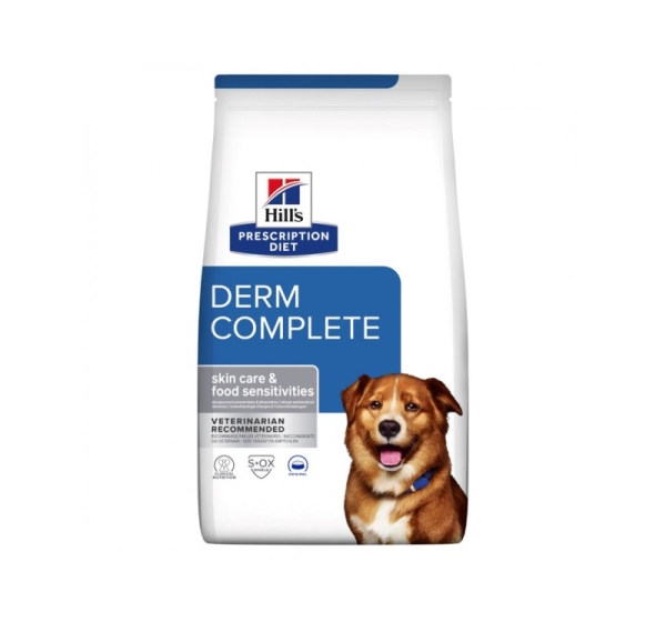 HILL'S Prescription Diet Derm Complete Canine - dry dog food - 12 kg