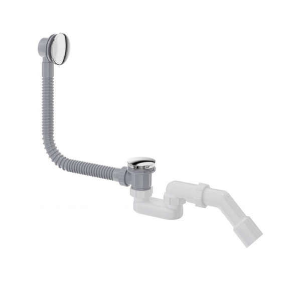 Bath siphon click-clack