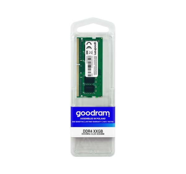 Goodram GR3200S464L22S/8G memory module 8 GB 1 x 8 GB DDR4 3200 MHz