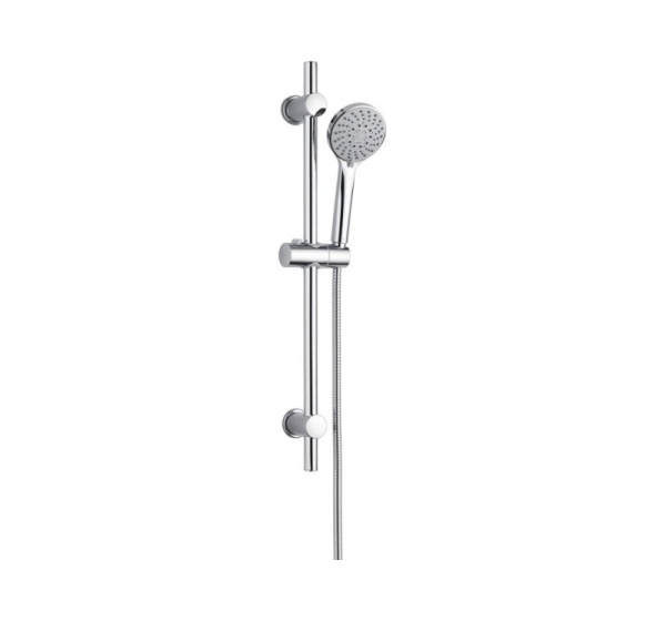 5-function shower set with rail