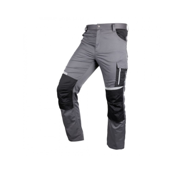 Spodnie robocze Mix&Match, szaro-czarne, rozmiar XXXL