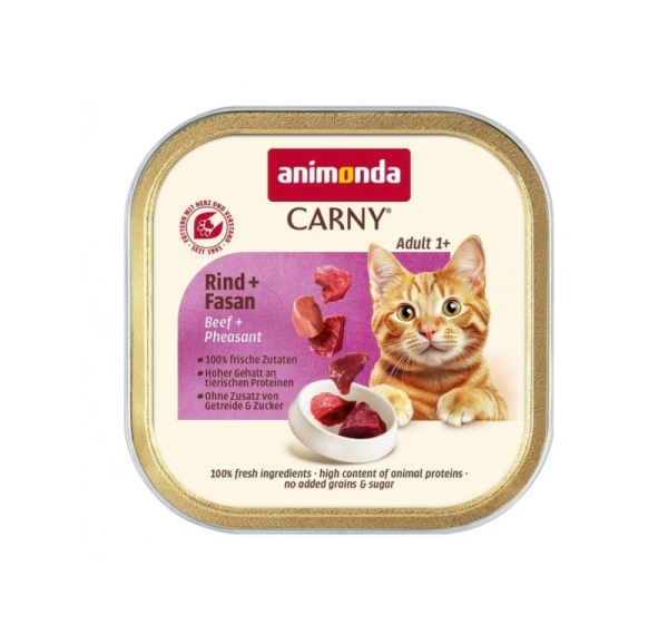 ANIMONDA Carny Adult Beef and pheasant - wet cat food - 85g
