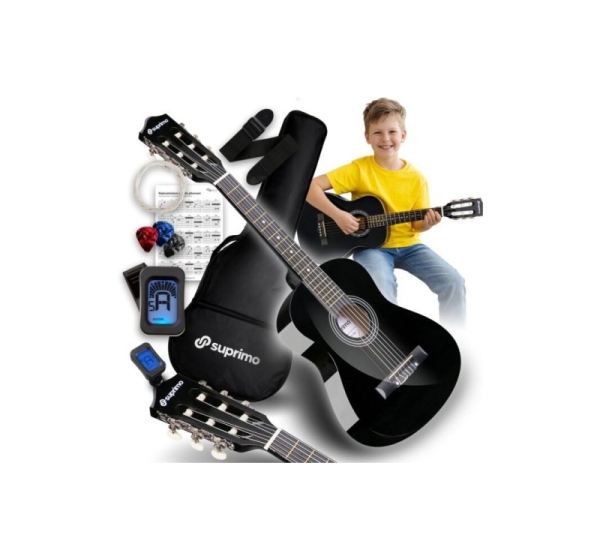 SUPRIMO JRC SET BK gitara klasyczna 1/4 czarna do