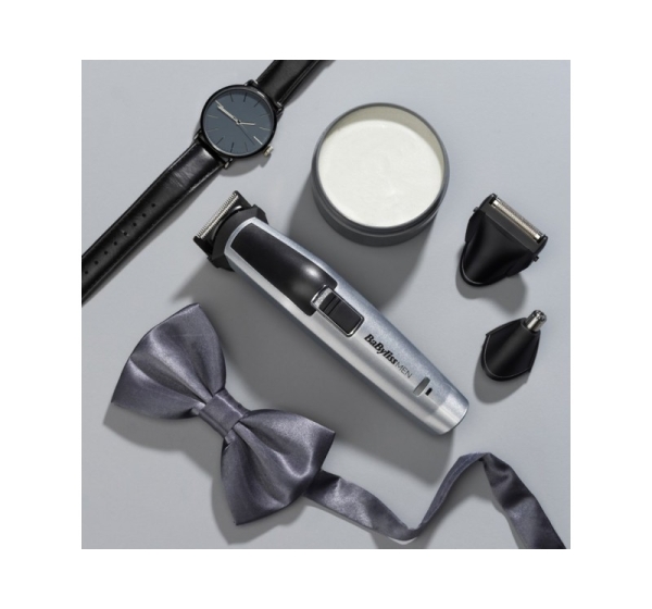 BaByliss 8-in-1 Titanium Silver, Black Nickel-Metal Hydride (NiMH)