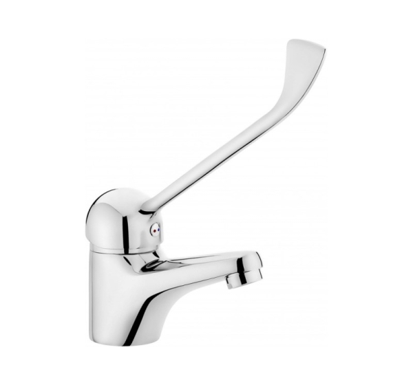 Washbasin mixer with automatic stopper with lever Clinic
