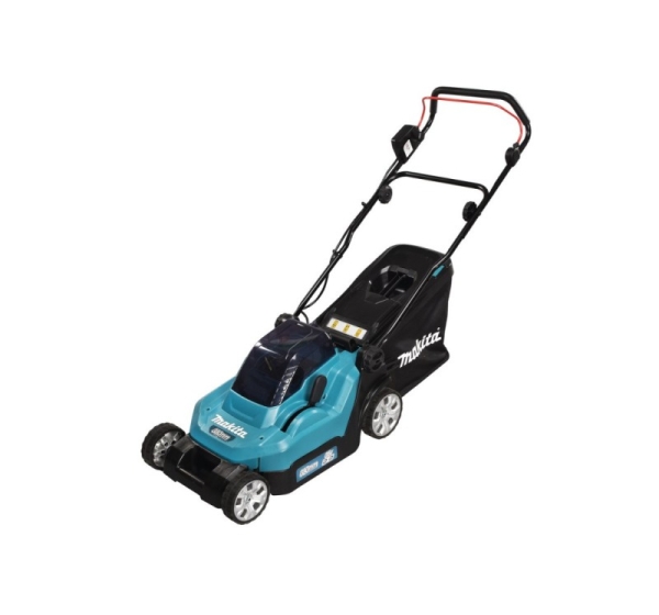 Makita DLM382PM2 lawn mower Battery Black, Blue