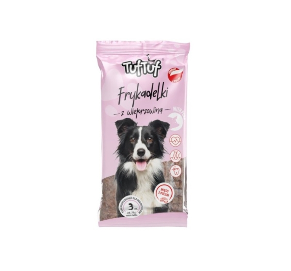 TUF TUF Meaty sticks with pork - dog treat - 70g