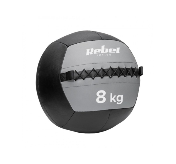 Piłka lekarska do ćwiczeń 8 kg REBEL ACTIVE