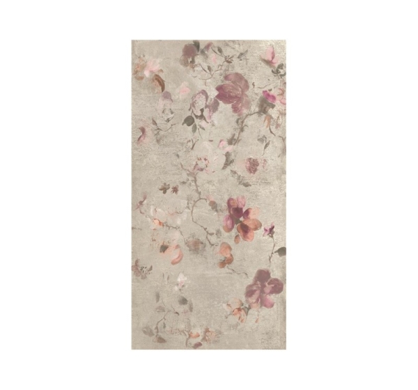 DEC TILE FLOWER GREY 60X120 (1.44)