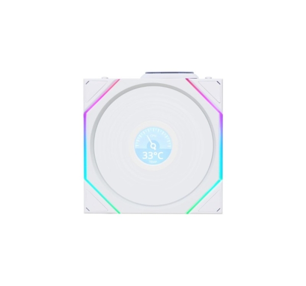 Lian Li UNI FAN TL Wireless LCD Fan, ARGB, PWM - 120 mm, white