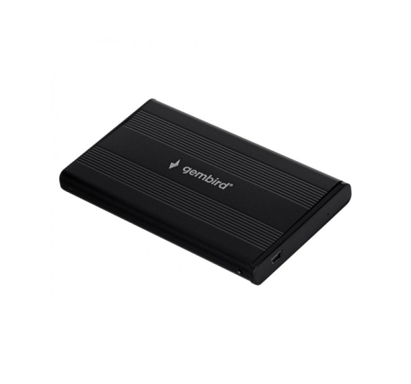 Gembird EE2-U2S-5 storage drive enclosure HDD enclosure Black 2.5"