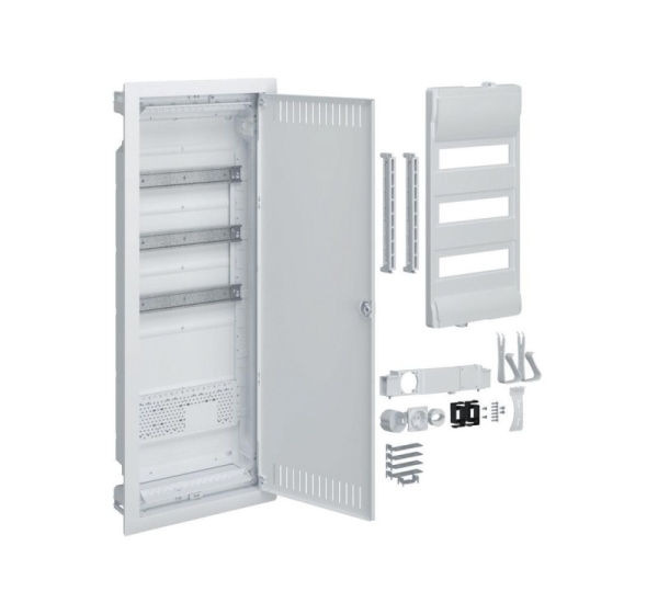 PLASTIC PT SWITCHGEAR HYBRID 36M 1X MON IP40 PLATE 865X335X90 VOLTA PERFORATED DOORS. HYBRID
