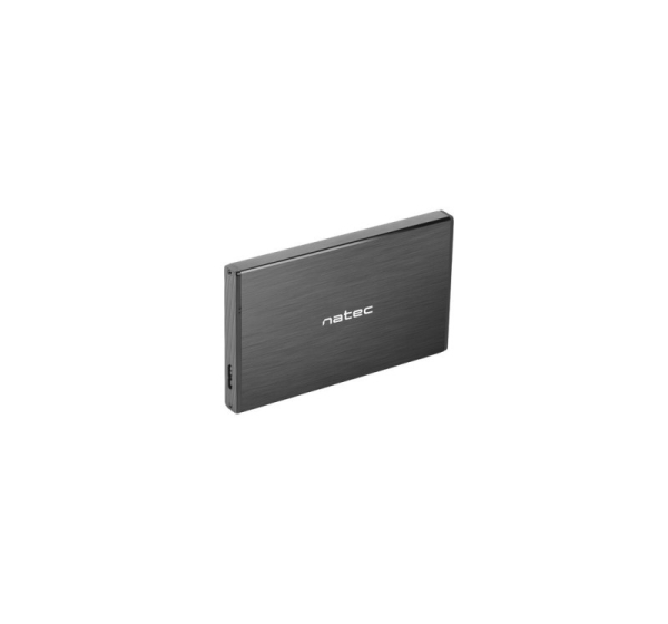 NATEC RHINO GO enclosure USB 3.0 for 2.5'' SATA HDD/SSD, black Aluminum