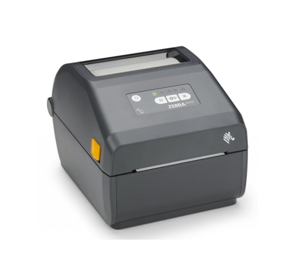 Thermal Transfer Printer (74/300M) ZD421; 203 dpi, USB, USB Host, Ethernet, BTLE5, EU and UK Cords, Swiss Font, EZP