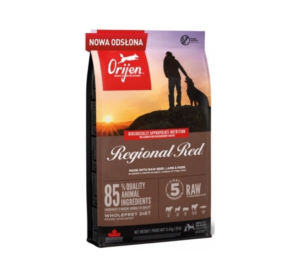ORIJEN Regional Red - dry dog food - 11,4kg