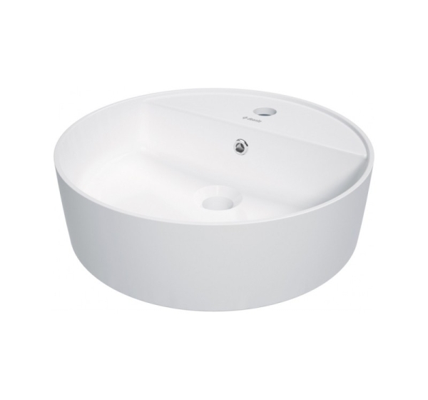 Umywalka ceramiczna nablatowa z miejscem na baterię